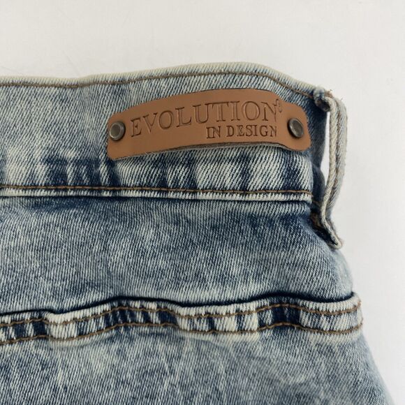 Evolution in Design Jeans Men's 38x32 Distressed Color Splash Y2K Hip Hop Skater - Picture 11 of 13